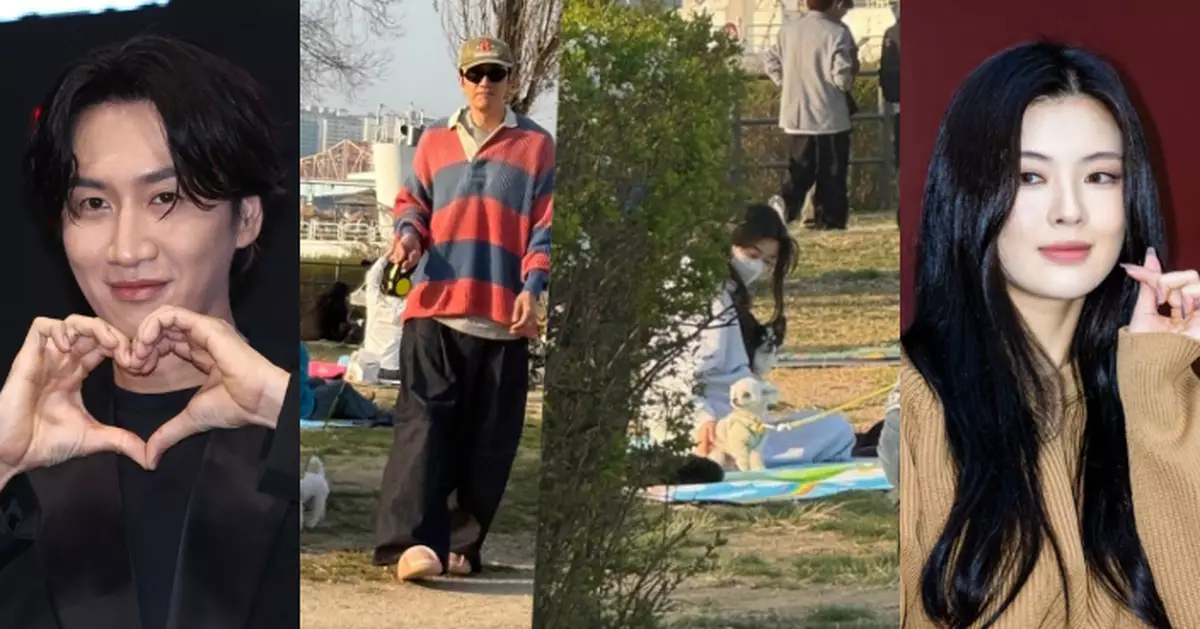 交往9年李光洙、李先彬漢江低調約會 帶愛犬散步自然甜蜜