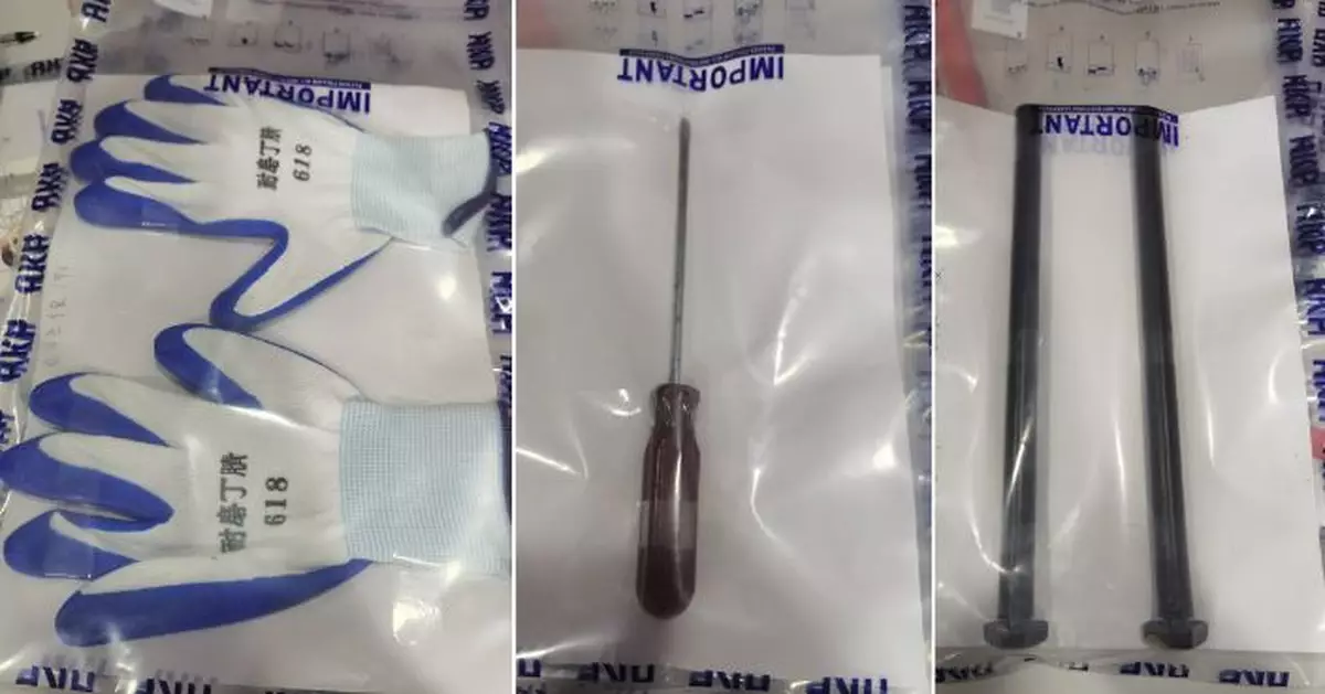 警西貢拘兩外籍男檢一批爆竊工具