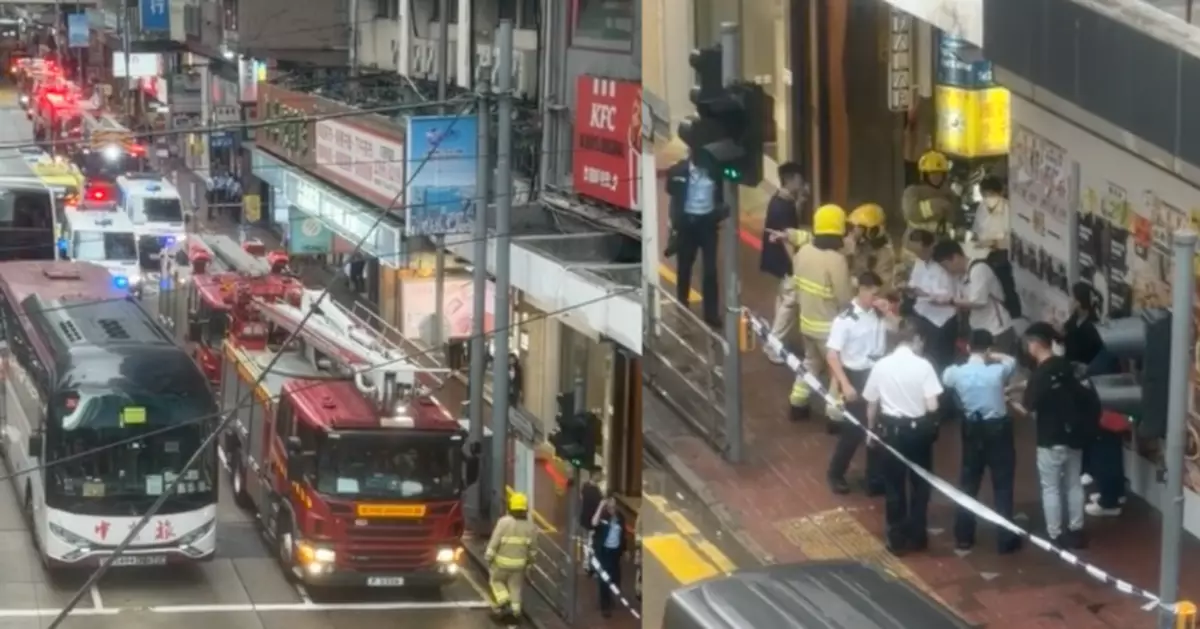 銅鑼灣東南大廈一單位疑拜神起火冒煙 10多人疏散無人傷