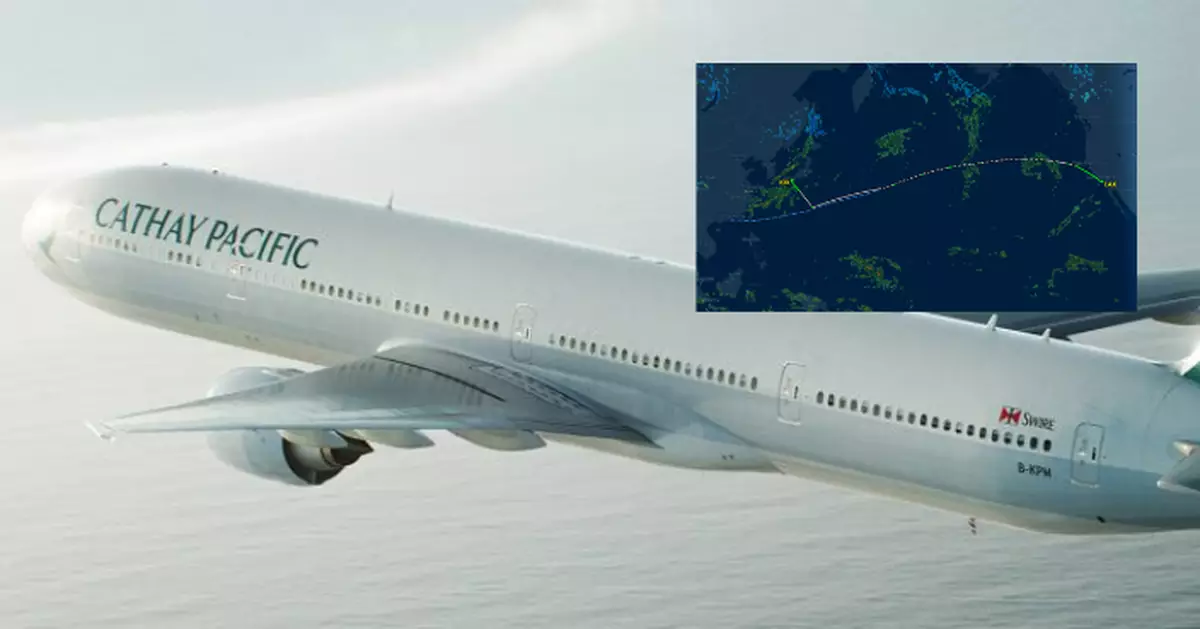 國泰洛杉磯飛香港波音777客機疑機件故障 急降日本關西機場無人受傷