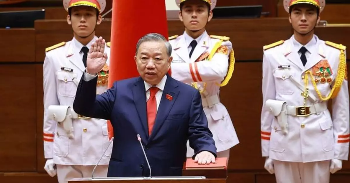 越南總書記蘇林當選國家主席 稱首務維持和平與穩定