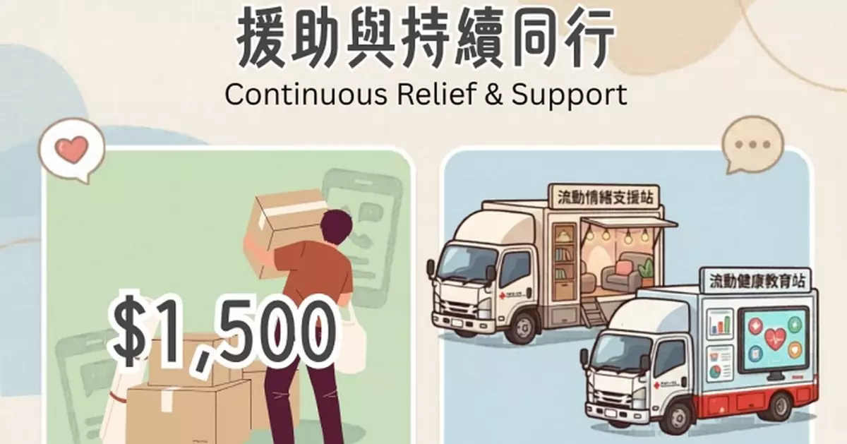 大埔火災｜紅十字會每戶派1500元　支援宏福苑居民上樓執拾及搬運開支