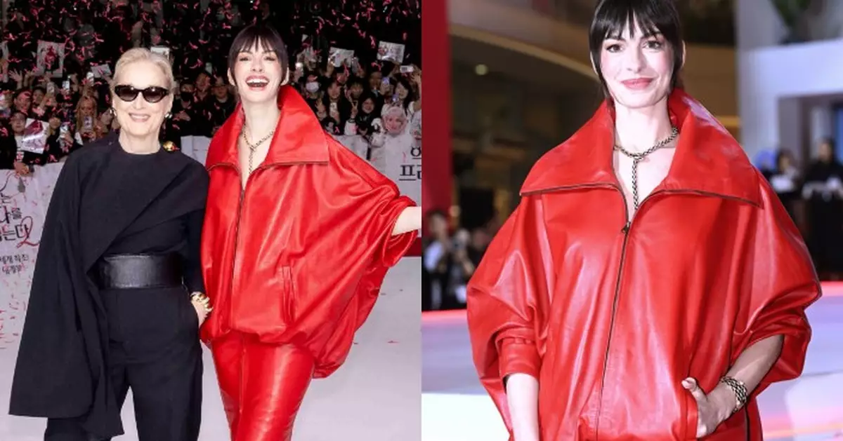 Anne Hathaway佩戴BVLGARI珠寶 現身首爾《穿PRADA的惡魔2》首映