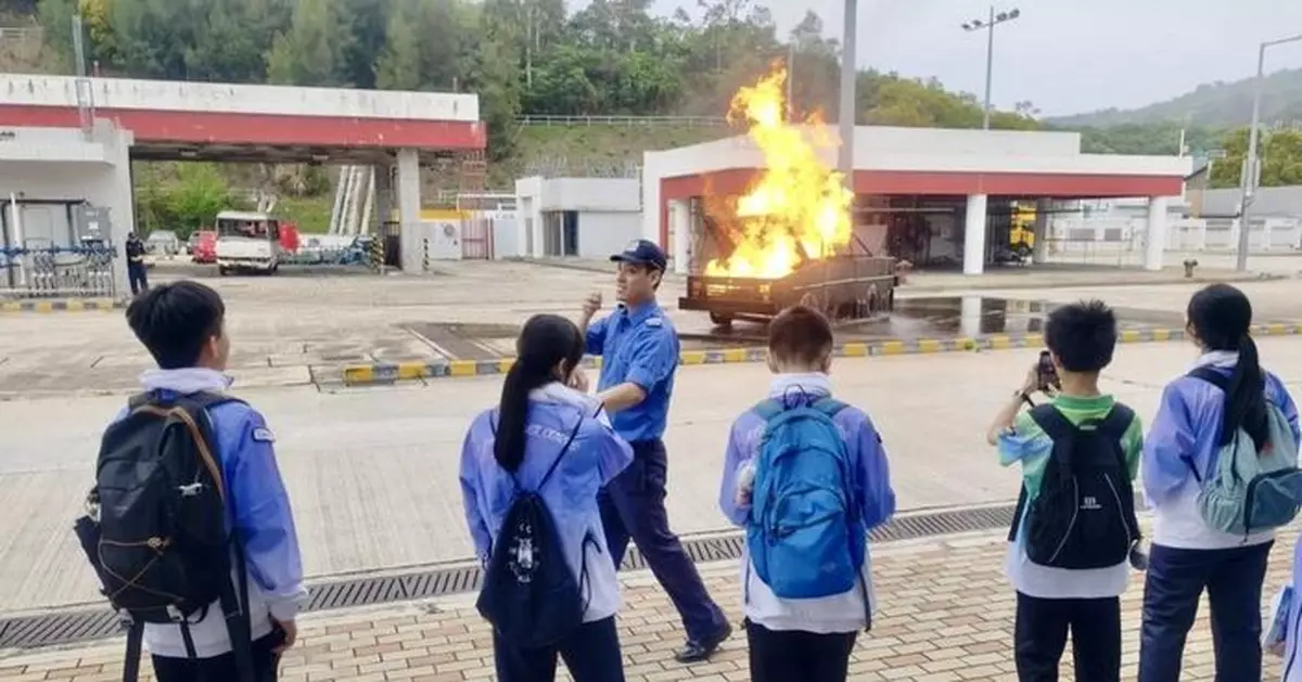 醫療輔助隊少年團參觀消防及救護學院 近距離接觸專業設施