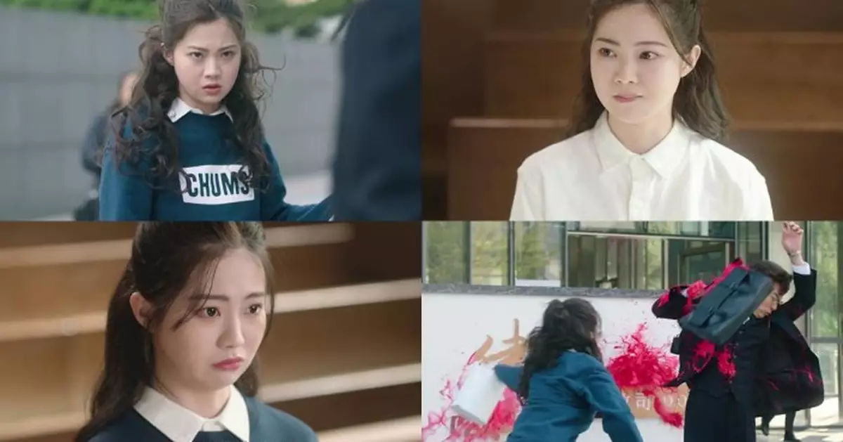 正義女神｜25歲區明妙鬈髮Look演「偏激少年犯」引發洗版潮 譚耀文被淋紅油不怒反笑！