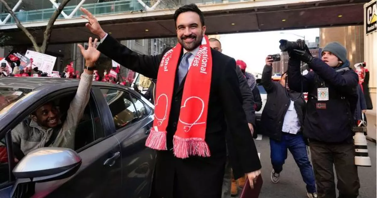 紐約市市長曼達尼上任百日展明星魅力 施政獲讚