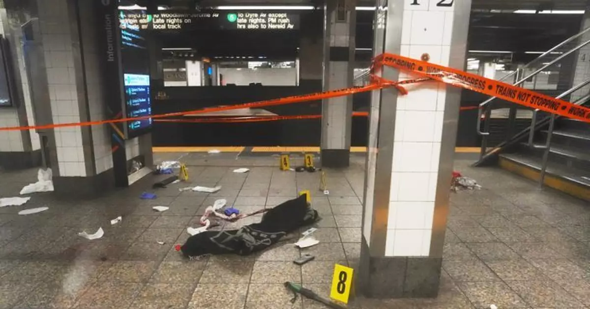 美國紐約地鐵站持刀傷人案 3人傷疑犯遭擊斃
