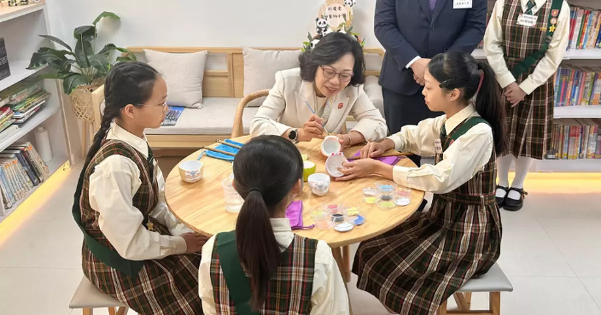 麥美娟探訪將軍澳仁愛堂田家炳小學 了解國民教育工作