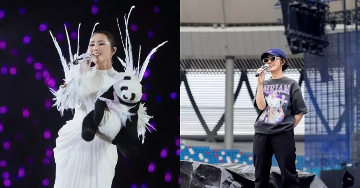 楊千嬅成都騷破紀錄 全粵語歌單震懾7萬觀眾 萬人大合唱場面壯闊