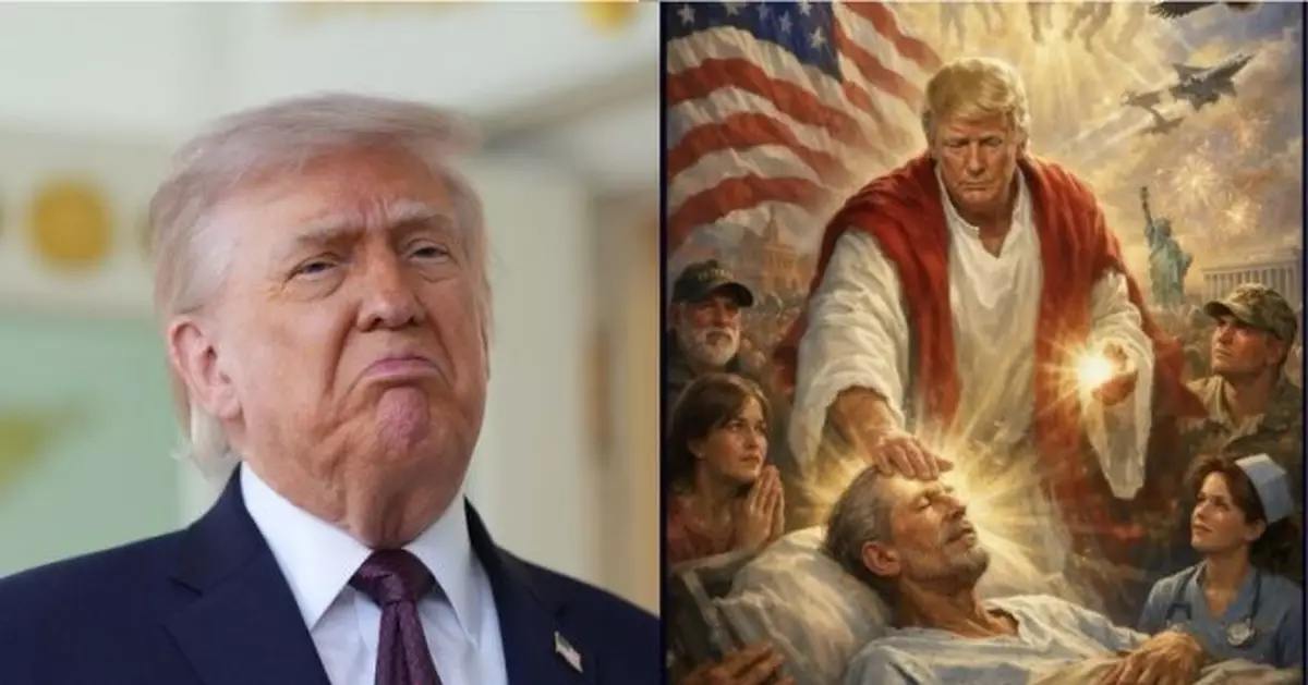 特朗普刪AI生成圖否認扮耶穌 反稱自己是「醫生」救治病人