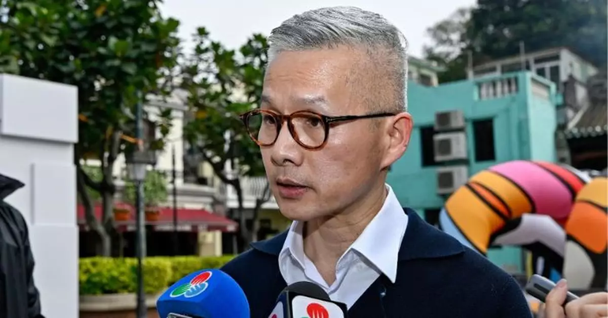 澳門經濟財政司司長戴建業請辭獲接納 岑浩輝感謝及肯定任內貢獻