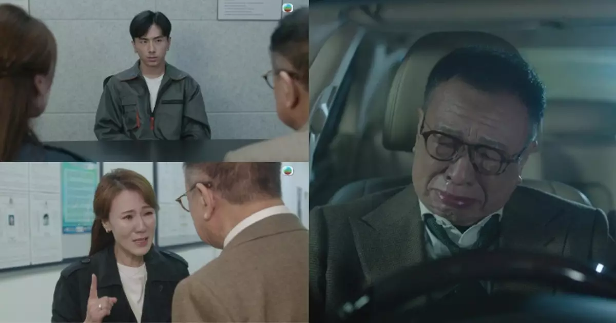 正義女神｜與丘梓謙反目兼被康華痛斥！許紹雄車廂痛哭戲勁揪心觸動網民