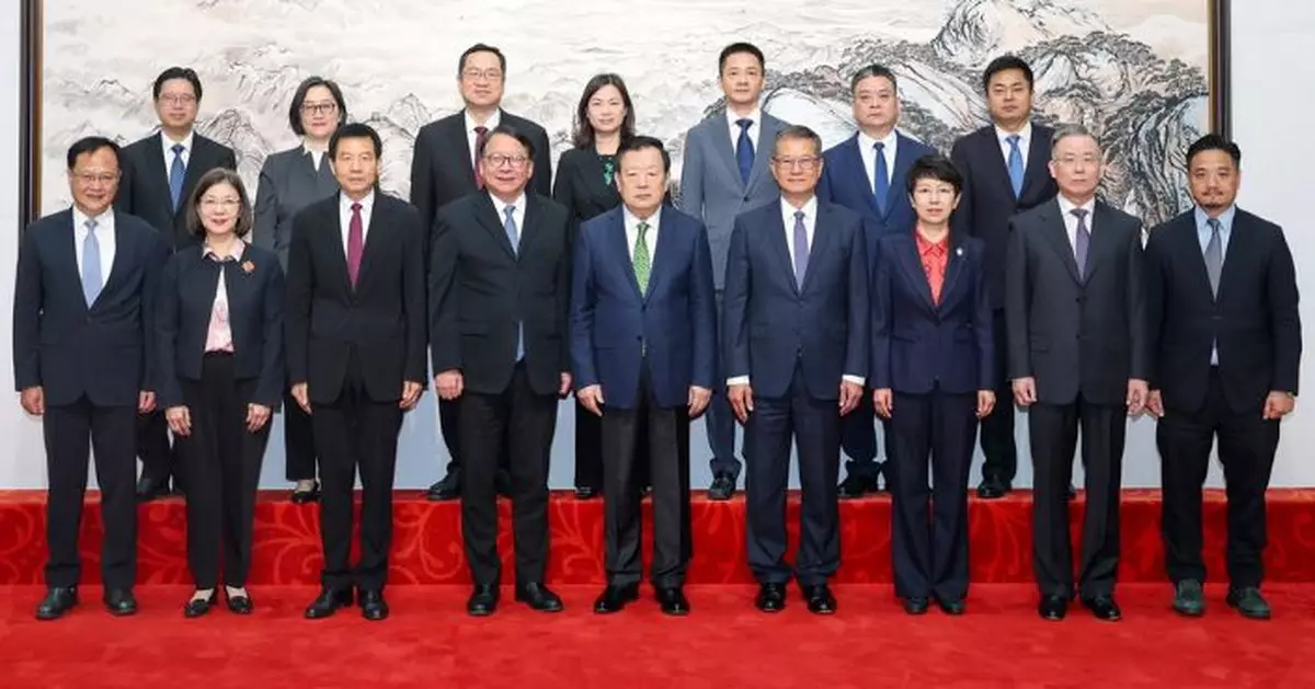 夏寶龍北京會見陳國基陳茂波 就港對接十五五規劃交流