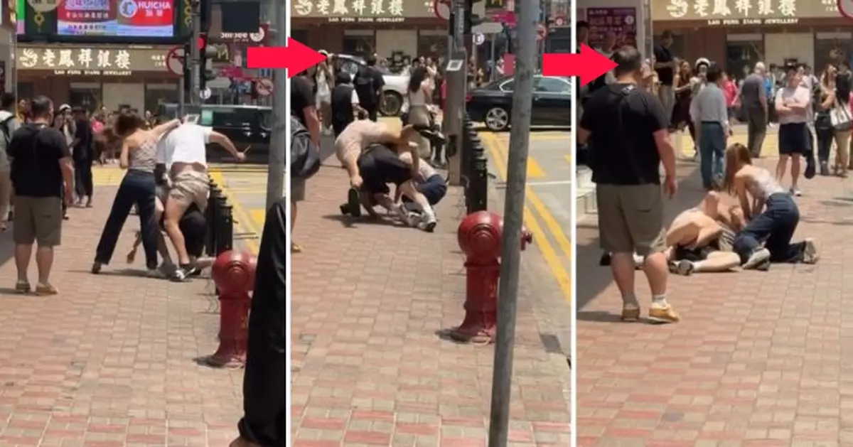 銅鑼灣兩男因駕駛問題互毆被捕 其一為休班警 重案組跟進