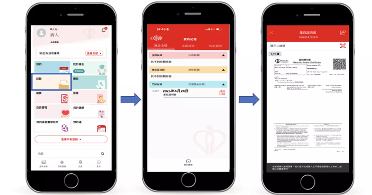 醫管局4.24起推電子產假及病假證明書 全面取代人手簽署紙本