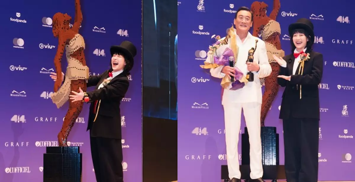 阿正化身「無雙表姐」玩轉金像獎 復刻《家有囍事》造型向港產片致敬