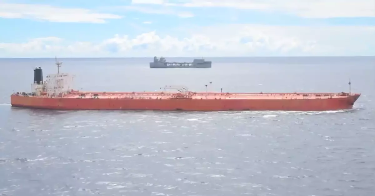 中東局勢｜美軍印度洋登油輪攔截伊朗原油 五角大樓：國際水域非避難所