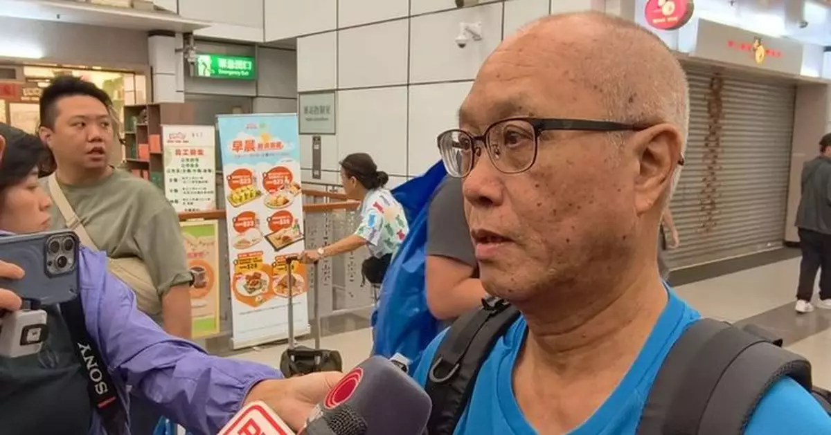 大埔火災 |  幫住宏昌閣兒子上樓執拾 葉生心情複雜：會行經宏泰閣，不知變成點？