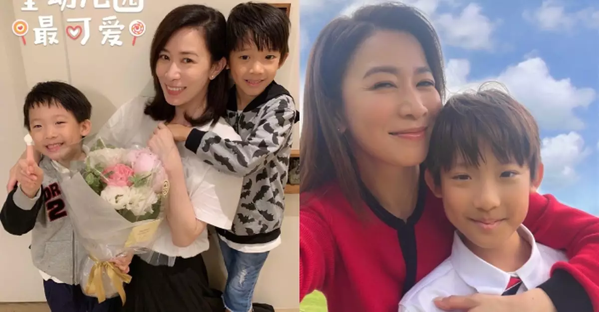 周家蔚兩子同為視后契仔 佘詩曼晒與10歲J合照：同我其中一個小王子拍廣告