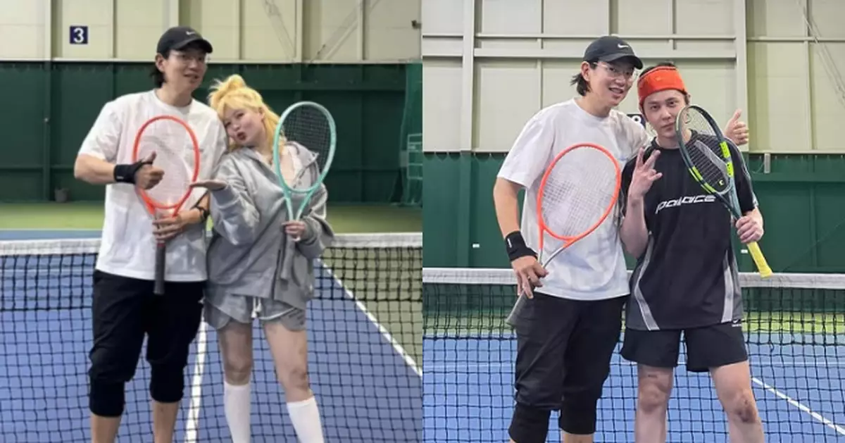 泫雅金髮「圓潤照」引發熱議 與龍俊亨驚喜現身為張聖圭慶生