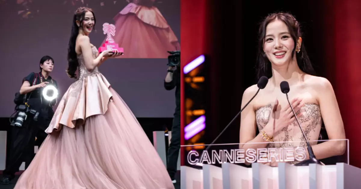 Jisoo出席國際電視劇節開幕式兼獲「新星獎」 以法文致謝當地觀眾