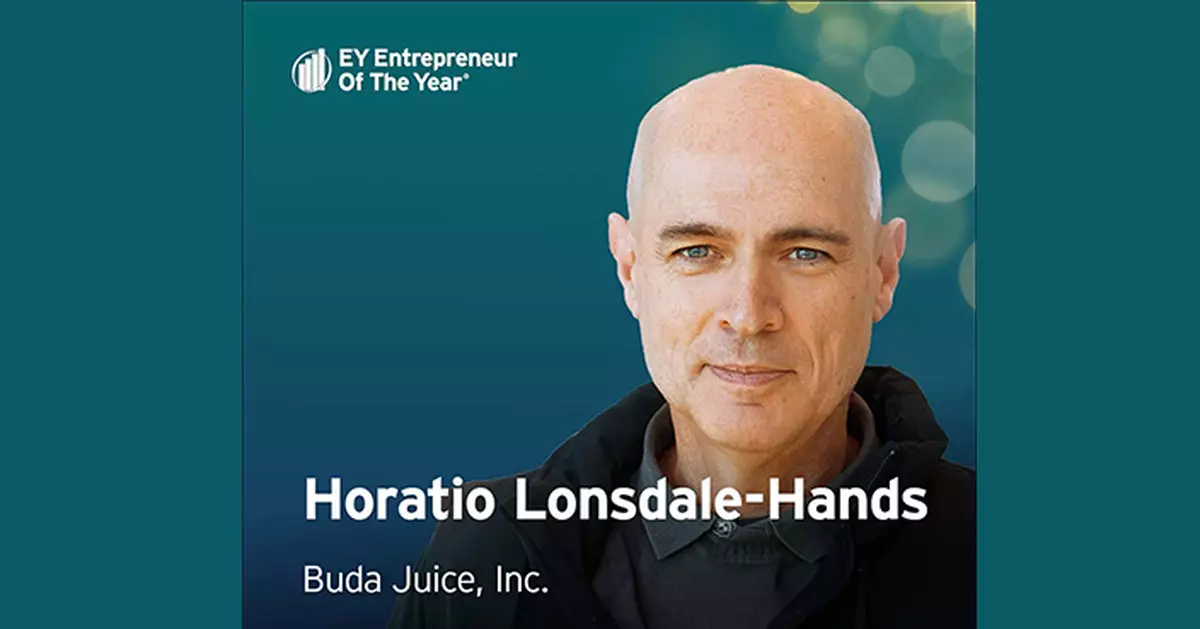 布達果汁CEO朗斯代爾-漢茲入圍安永2026年度企業家獎西南區決賽