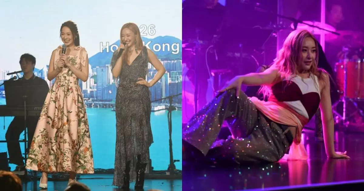陳瀅蔡潔澳門合體開騷 火辣勁舞致敬歌神 張曦雯喊住高舉燈牌