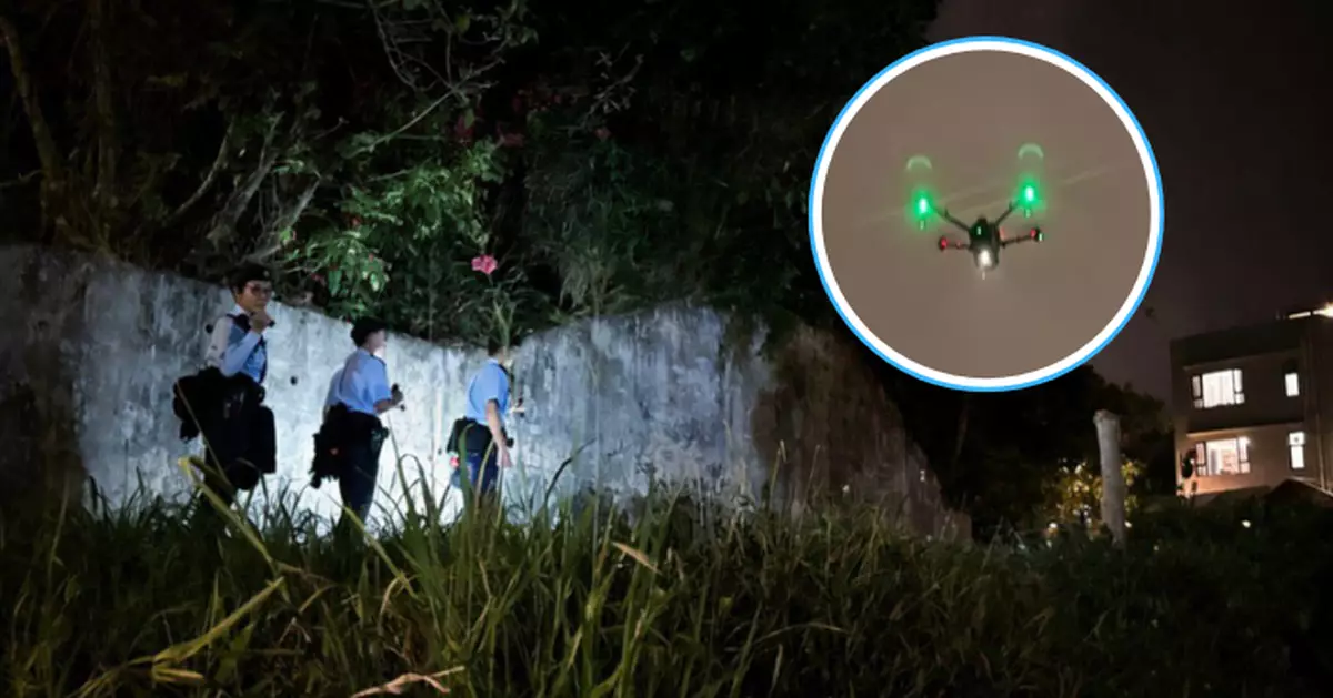 警方新界南跨部門反爆竊行動五一黃金周展開 無人協機助加強巡邏