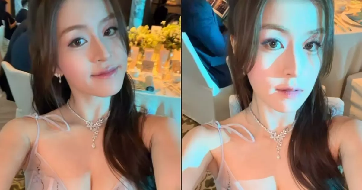 港姐冠軍陳詠詩晚裝造型大解放 高炒自拍曬Deep V