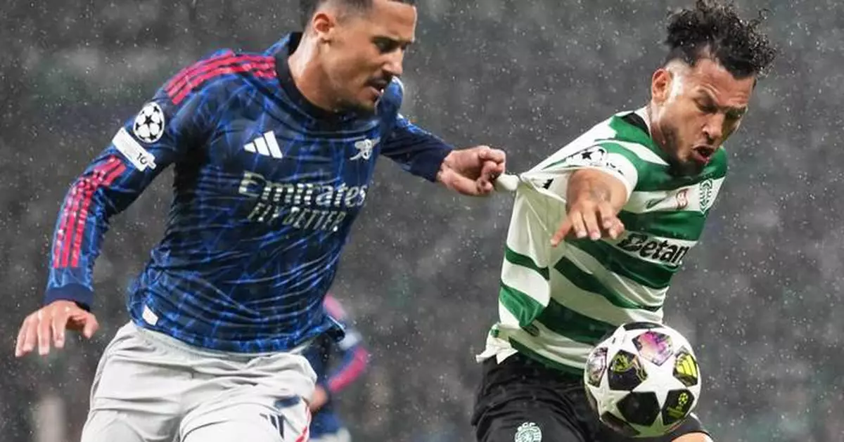 阿仙奴歐聯八強首回合險勝士砵亭 夏維斯補時建功奠勝