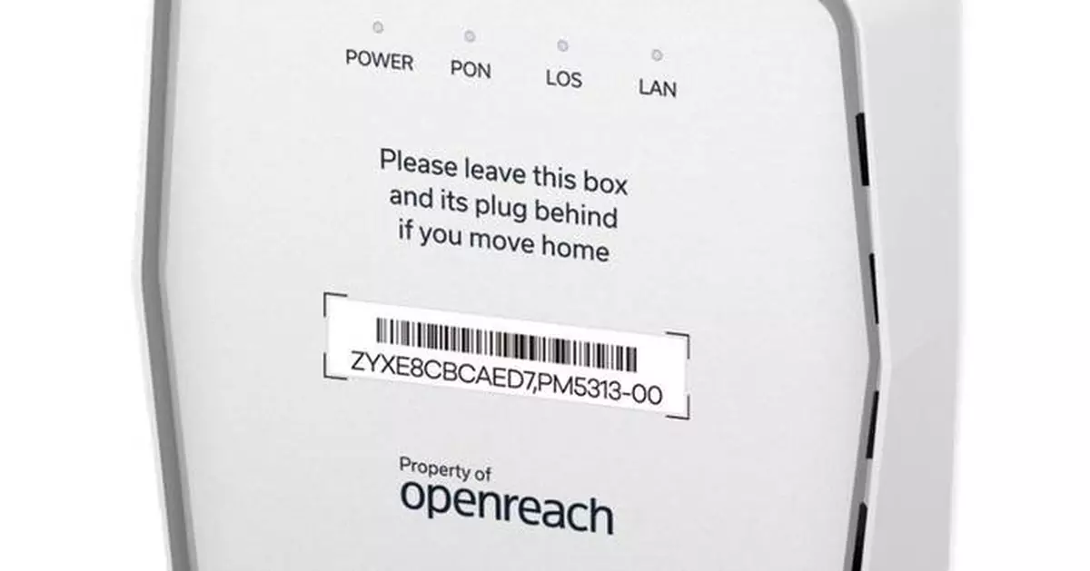 合勤科技夥Openreach推全光纖回收數據機 減塑減廢