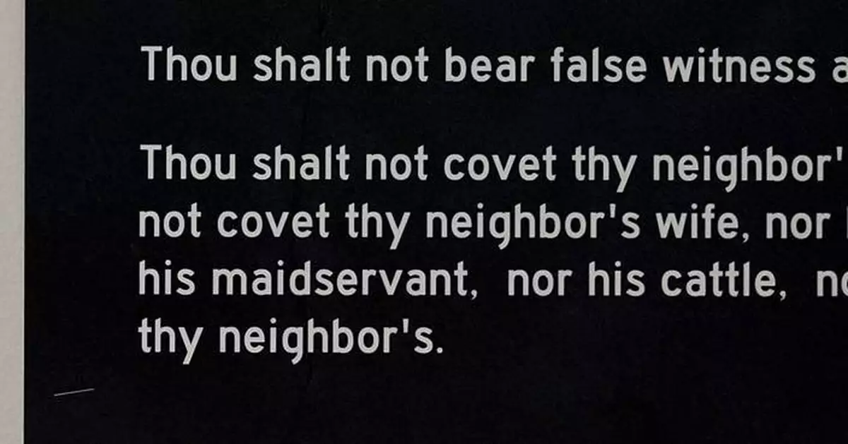 德州公校可展示十誡 美上訴法院裁定保守派勝訴