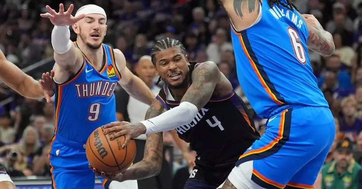 吉爾吉斯-亞歷山大狂轟42分 雷霆挫太陽總場數領先3:0