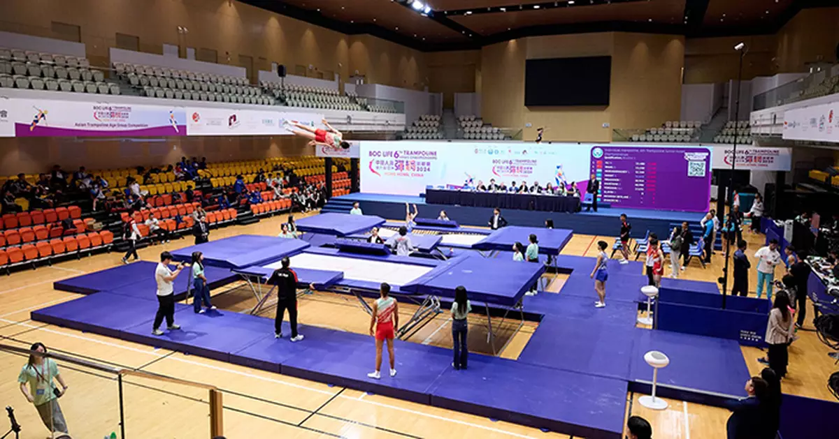 亞洲彈網錦標賽5月重臨香港 主場免費睇亞洲頂尖選手爭亞運席位