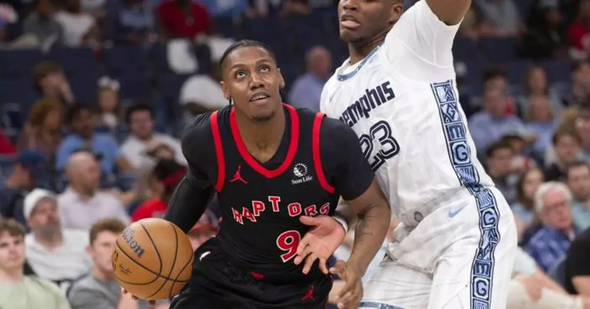 NBA多倫多速龍大勝孟菲斯灰熊 RJ巴域攻入25分