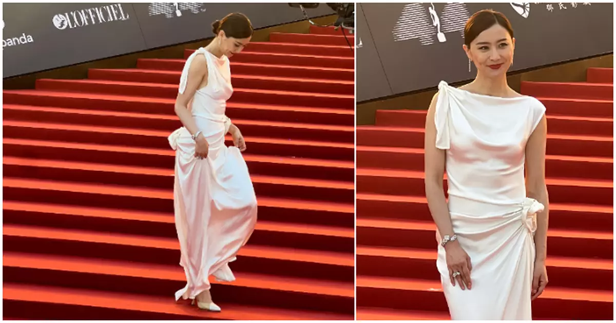 2026金像獎｜ 陳法拉絲緞白裙襯頂級珠寶現身  憑《贖夢》首度角逐影后寶座