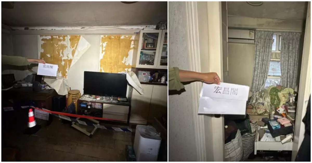 大埔火災 | 宏昌閣住戶收相揭單位疑遭爆竊　警房間內尋獲現金首飾