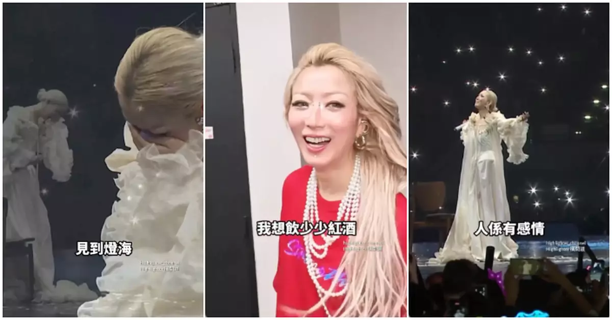 鄭秀文大馬完騷呻酒店禁食榴槤係「噩耗」　被粉絲巨型燈海感動落淚