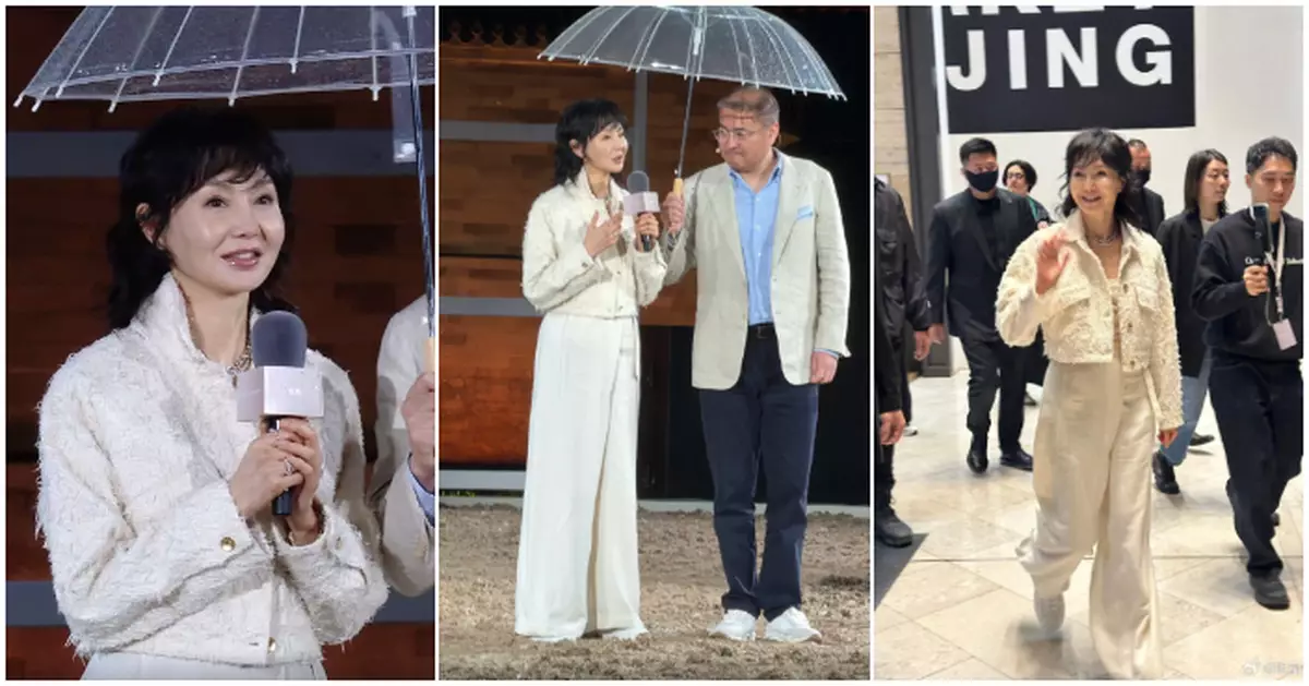 61歲張曼玉罕有現身北京 生圖狀態被指「五官分離」　