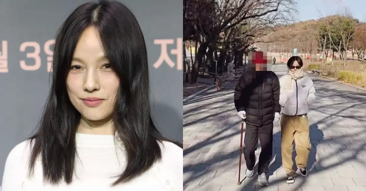 李孝利父親抗病多年後辭世 曾公開溫馨散步合照