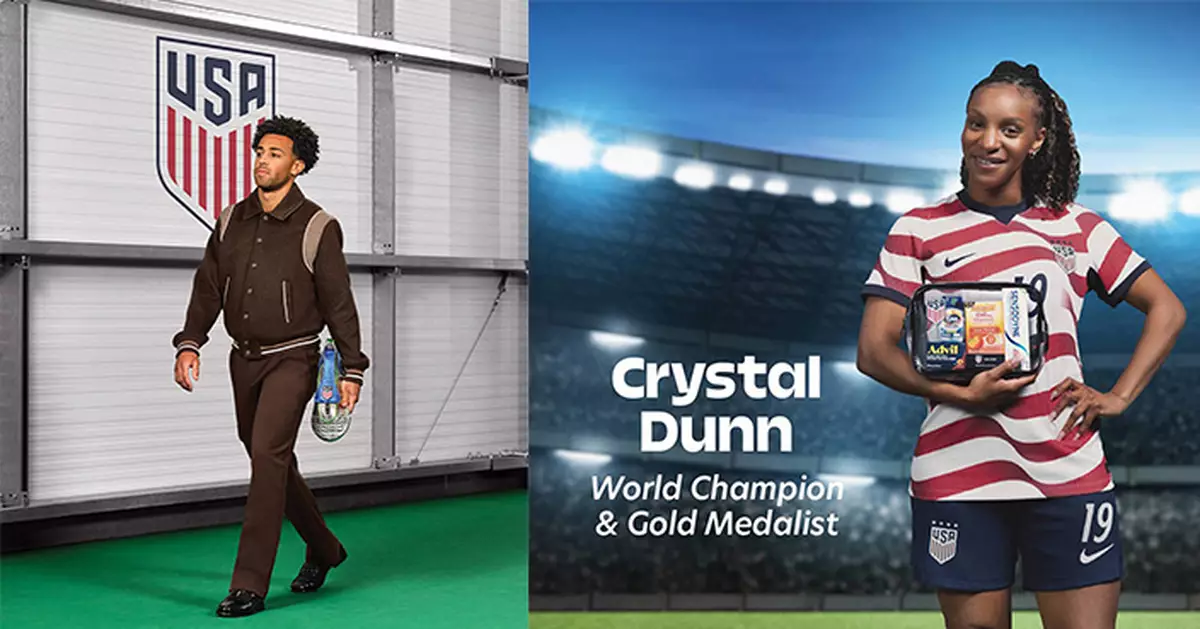 赫力昂聯手美國足球協會推「為助攻」活動 邀球星泰拿艾登斯克莉絲汀鄧恩助陣