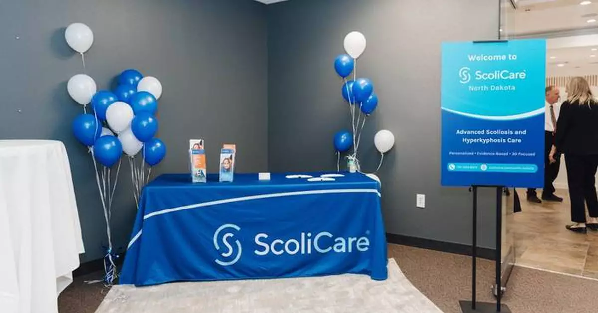 ScoliCare北達科他州診所開幕 提升脊柱側彎非手術治療可及性