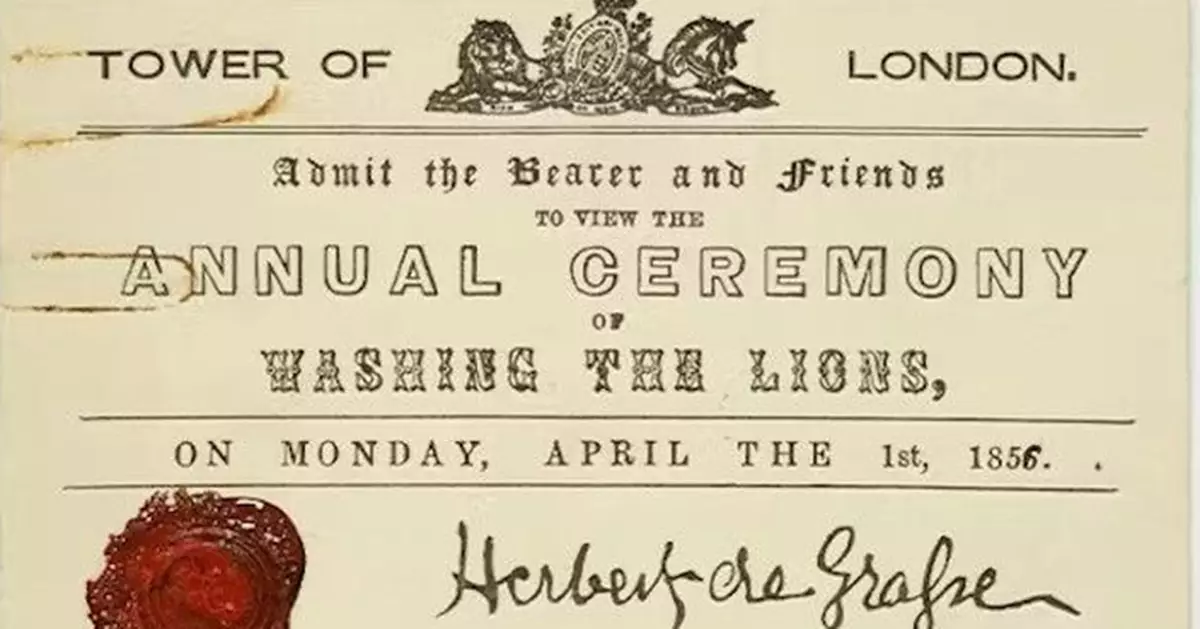 倫敦博物館揭愚人節最古老惡作劇！倫敦塔「洗獅儀式」騙足160年　遊客遠道而來中招