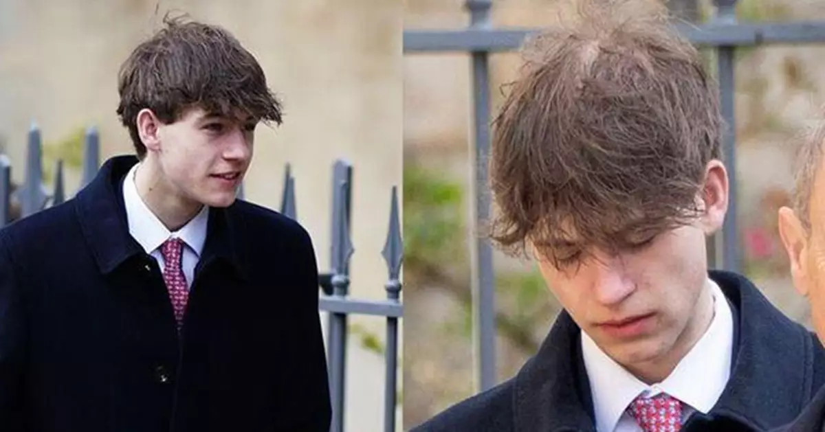 英愛德華王子18歲兒罕見出席活動疑現禿頂跡象  網友：需要好好剪頭髮