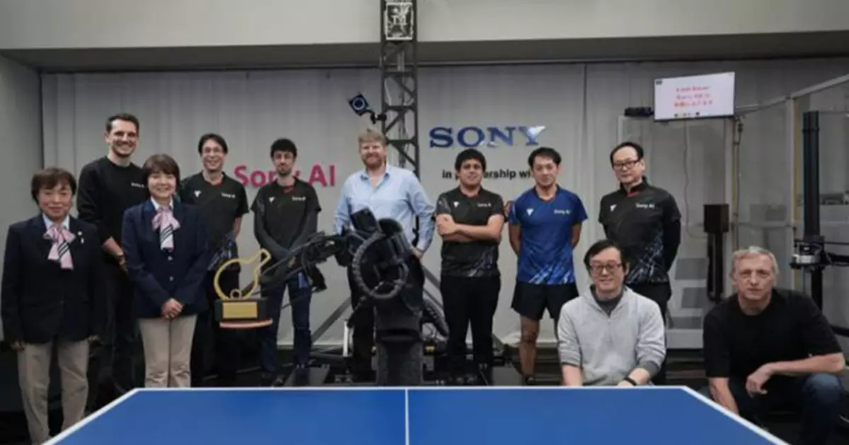 乒乓球機械人Ace擊敗人類職業選手！Sony：機械人領域重要里程碑