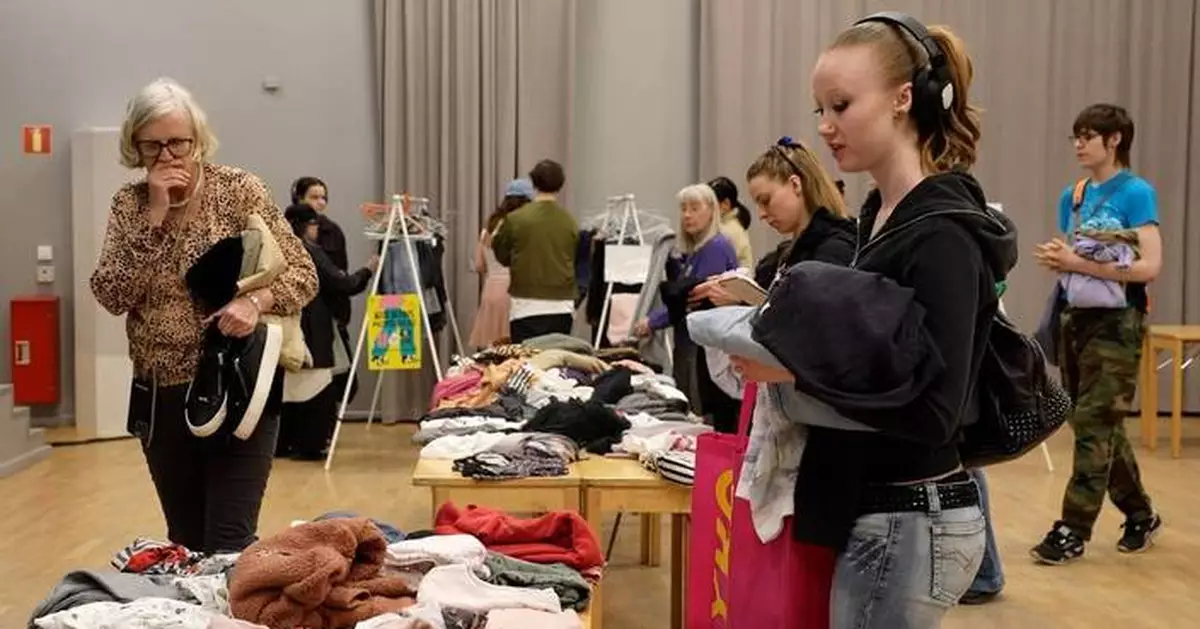 瑞典二手衣物交換成潮流 助減環境污染