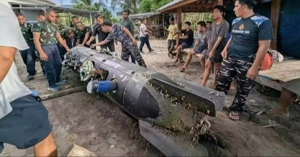 印尼龍目海峽撈起帶藤壺中國潛航器　外殼印CSIC標誌顯屬科研設備　軍方確認非爆炸物不作軍事定性