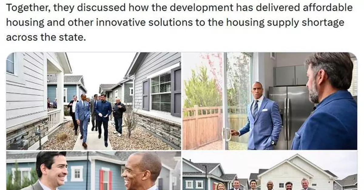 NMHC聯同HUD部長及眾議員考察專為出租而建社區 倡議增房屋供應