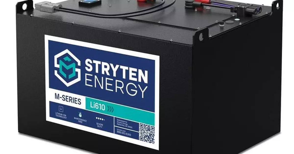 Stryten Energy推M系列Li610鋰電池 擴展物料處理方案