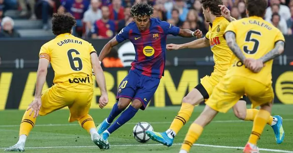 巴塞隆拿大勝愛斯賓奴 耶馬爾兩助攻一入球助費蘭梅開二度